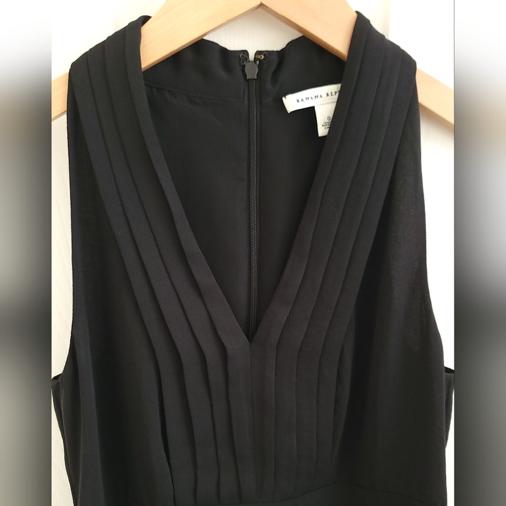 Banana Republic blouse, black, size 0